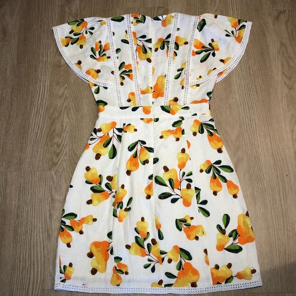 RARE FARM Rio Linen Cashew Dress - Picture 9 of 14